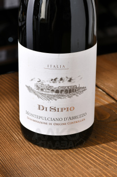 Di Sipio Montepulciano d’Abruzzo DOC - вино Ди Сипио Монтепульчано д’Абруццо 0.75 л красное полусухое