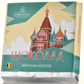 Молочный шоколад Москва плитка 85 гр