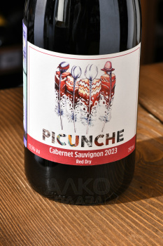 Picunche Cabernet Sauvignon Central Valley - вино Пикунче Каберне Совиньон Сентраль Валье 0.75 л красное сухое
