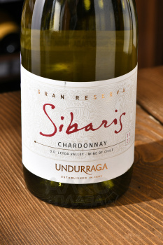 Undurraga Sibaris Chardonnay Gran Reserva - вино Сибарис Ундуррага Шардоне Гран Резерва 0.75 л белое сухое