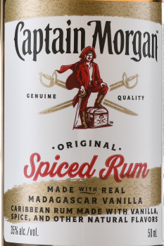 Captain Morgan Original Spiced Gold - ром Капитан Морган Оригинальный Пряный 0.05 л