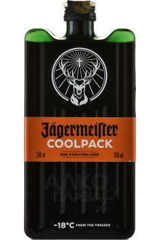 Jagermeister Coolpack - ликер Ягермайстер Кулпак 0.35 л