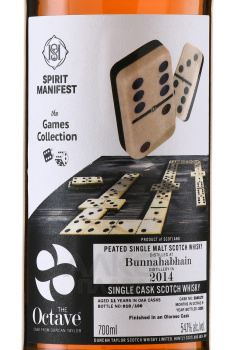 Duncan Taylor The Octave Bunnahabhain 11 Year Old The Games Collection for Spirit Manifest - виски Дункан Тейлор Спирит Манифест Гейм Коллекшн Октав Буннахэвен 0.7 л в тубе
