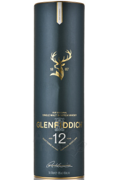 Glenfiddich 12 years old - виски Гленфиддик 12 лет 0.7 л в тубе