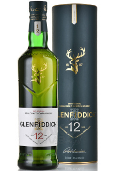 Glenfiddich 12 years old - виски Гленфиддик 12 лет 0.7 л в тубе