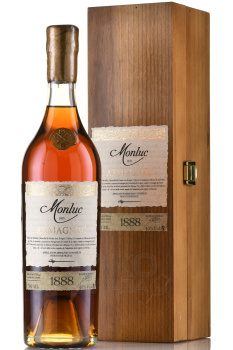 Monluc Armagnac 1888 - арманьяк Монлюк 1888 года 0.7 л в д/у