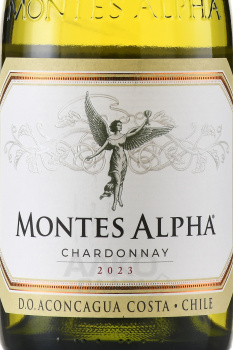 Montes Alpha Chardonnay - вино Монтес Альфа Шардоне 0.75 л белое сухое