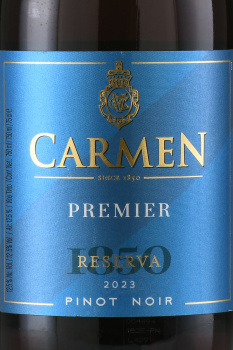 Carmen Premier Reserva Pinot Noir DO - вино Кармен Премьер Резерва Пино Нуар ДО 0.75 л красное сухое