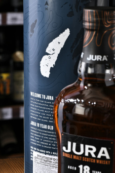 Jura 18 years old in tube - виски Джура 18 лет 0.7 л в тубе