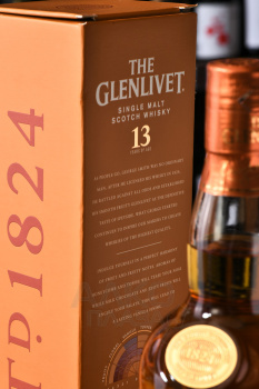 Glenlivet 13 Years Old - виски Гленливет 13 лет 0.7 л в п/у