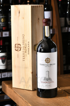 Terre del Bruno Torrealta Cabernet Sauvignon - вино Терре дель Бруно Торреальта Каберне Совиньон 0.75 л красное сухое в д/у