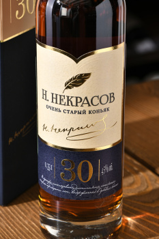 Коньяк ОС Н. Некрасов 30 лет 0.35 л в п/у