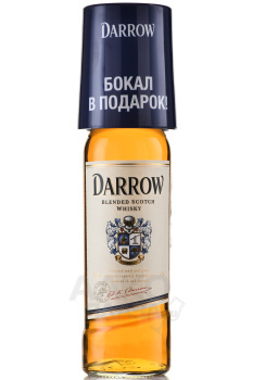 Darrow - виски купажированный Дэрроу 0.5 л + бокал