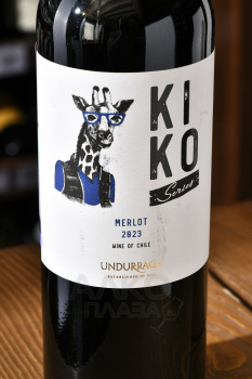 Merlot Kiko Undurraga - вино Кико Ундуррага Мерло 0.75 л красное сухое