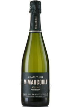 M. Marcoult Heritage Blanc de Blancs Brut - шампанское М. Марку Эритаж Блан де Блан 0.75 л белое брют