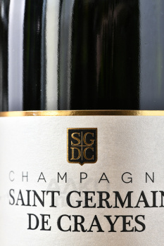 Saint Germain de Crayes Blanc de Blancs Brut - шампанское Сан Жермен де Крэ Блан де Блан 0.75 л белое брют