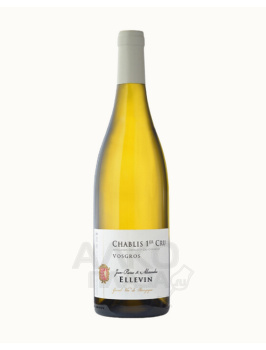 Domaine Ellevin Chablis Premier Cru Vosgros - вино Шабли Премьер Крю Вогро Домэн Эллевин 0.75 л белое сухое