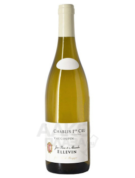 Domaine Ellevin Chablis Premier Cru Vaucoupin Vieilles Vignes - вино Шабли Премьер Крю Вокупэн Вьей Винь Домэн Эллевин 0.75 л белое сухое