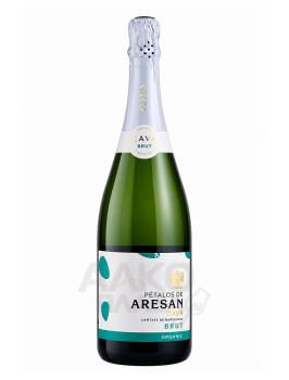 Petalos de Aresan Cava - игристое вино Петалос де Аресан Кава 0.75 л белое брют