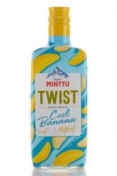 Minttu Twist Cool Banana - ликёр Минтту Твист Кул Банан со вкусом мяты и банана 0.5 л