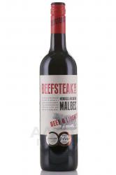 Beefsteak Club Beef & Liberty Malbec - вино Бифстейк Клаб Стейк и Свобода Мальбек 0.75 л красное сухое в п/у