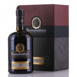 Bunnahabhain 25 years wood box - виски Буннахавэн Эйджид 25 лет 0.7 л в д/у