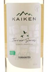 вино Kaiken Terrois Series Torrontes 0.75 л этикетка