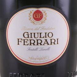 Giulio Ferrari Riserva Trento DOC - вино игристое Джулио Феррари Ризерва Тренто DOC 0.75 л белое брют