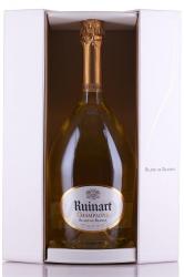 Ruinart Blanc de Blancs - шампанское Рюинар Блан де Блан 1.5 л белое брют в п/у