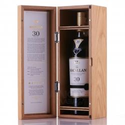 The Macallan 30 Year Old Sherry Oak in wooden box - виски односолодовый Макаллан 30 лет 0.7 л в деревянной упаковке