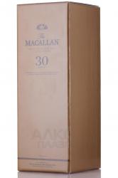 The Macallan 30 Year Old Sherry Oak in wooden box - виски односолодовый Макаллан 30 лет 0.7 л в деревянной упаковке