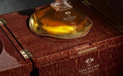 Macallan in Lalique 72 Years Old in wood box - виски Макаллан Лалик 72 года 0.7 л в деревянной коробке