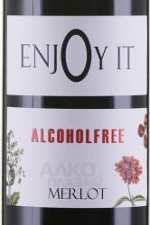 EnjOy it Merlot - безалкогольное вино Энджой Ит Мерло 0.75 л красное