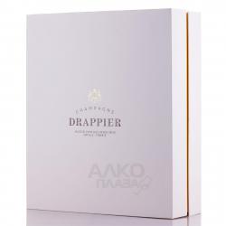 Carte d’Or Drappier - шампанское Карт д’Ор  Драпье 0.75 л белое брют в п/у + 2 бокала