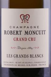 Robert Moncuit Grand Cru Les Grands Blancs - шампанское Робер Монкюи Гран Крю Ле Гран Блан 1.5 л белое экстра брют