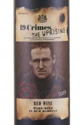 19 Crimes The Uprising - австралийское вино 19 Краймс Апрайзинг 0.75 л