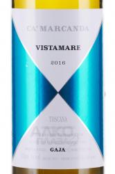 вино Вистамаре Гайа 0.75 л белое сухое этикетка