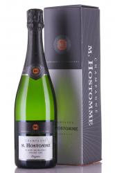 M. Hostomme Origine Blanc de Blancs Grand Cru - шампанское М.Остом Орижин Блан де Блан Гран Крю 0.75 л белое брют в п/у