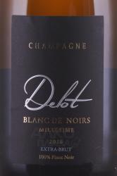 Delot Blanc de Noirs Millesime - шампанское Дело Блан де Нуар Миллезим 0.75 л