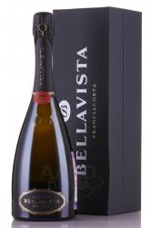 Bellavista Franciacorta Cuvee Brut gift box - вино игристое Беллависта Франчакорта Брют в п/у 0.75 л