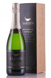 Golan Heights Yarden Katzrin Blanc de Blancs Late Disgorged gift box - вино игристое Ярден Кацтрин Блан Де Блан в п/у 0.75 л