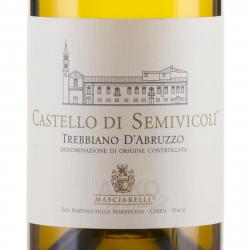 вино Кастелло ди Семивиколи Треббиано Дабруццо 0.75 л белое сухое этикетка