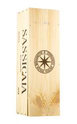 вино Sassicaia 2018 Bolgeri Sassicaia 2018 1.5 л красное сухое деревянная коробка