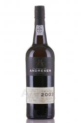 Andresen Colheita gift tube 2003 - портвейн Андресен Колейта 2003 год 0.75 л в тубе