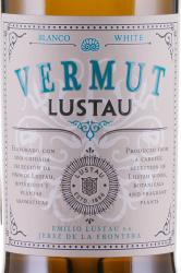 Lustau Vermut Blanco in tube 0.75 л этикетка