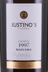 мадейра Justino’s Madeira Colheita Malvasia 0.75 л этикетка