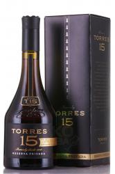 Torres 15 Reserva Privada gift box - бренди Торрес 15 Резерва Привада 0.7 л в п/у