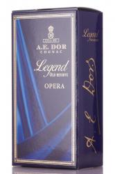 коньяк A.E. Dor Legend Opera Old Reserve 0.7 л подарочная коробка