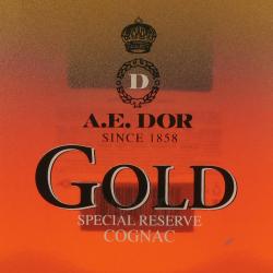 A.E. Dor Gold gift box - коньяк А.Е. Дор Голд 0.7 л в п/у