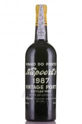 Niepoort Vintage 1987 - портвейн Нипоорт 1987 0.75 л